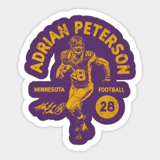 Adrian Peterson Minnesota Stamp Sticker